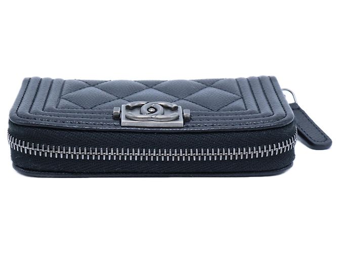 Monedero Chanel Boy Negro - vista 3