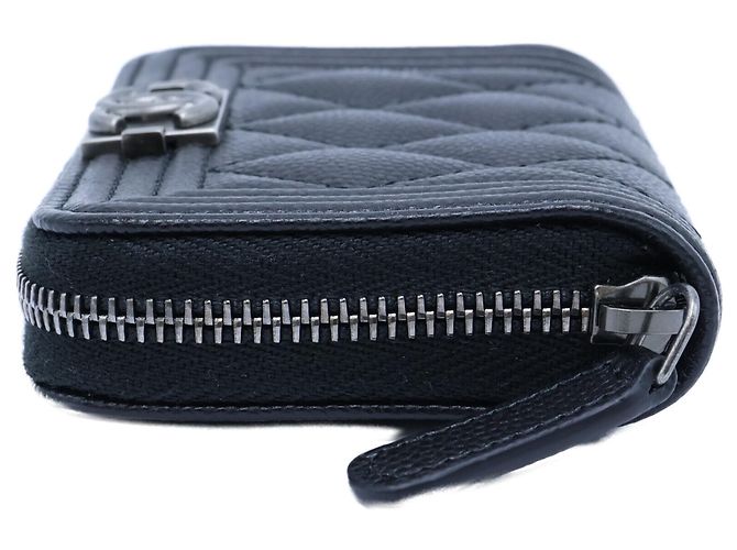 Monedero Chanel Boy Negro - vista 4