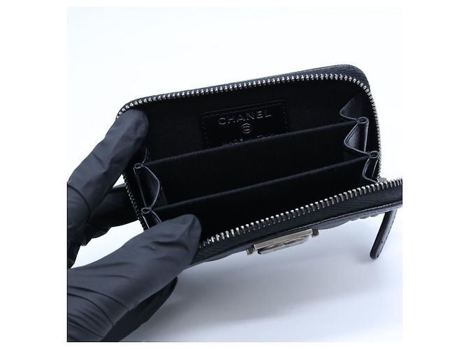 Monedero Chanel Boy Negro - vista 7