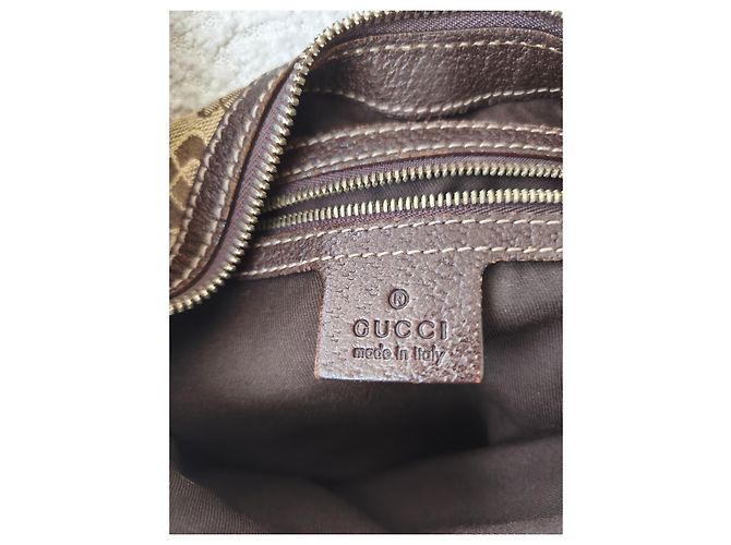 Gucci Horsebit Glam Hobo Marrone - vista 5