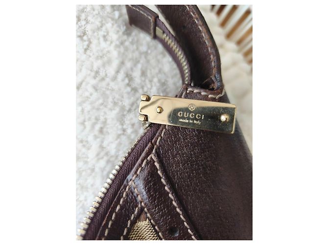 Gucci Horsebit Glam Hobo Marrone - vista 6