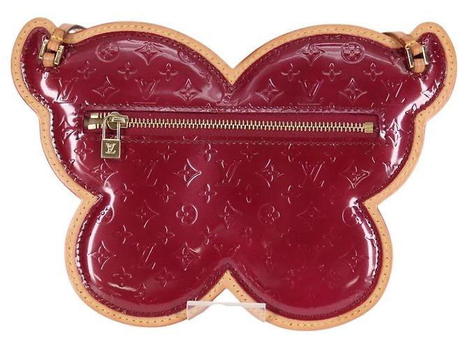Louis Vuitton Conte de Fees Butterfly Monogram Vernis Bordò - vista 2