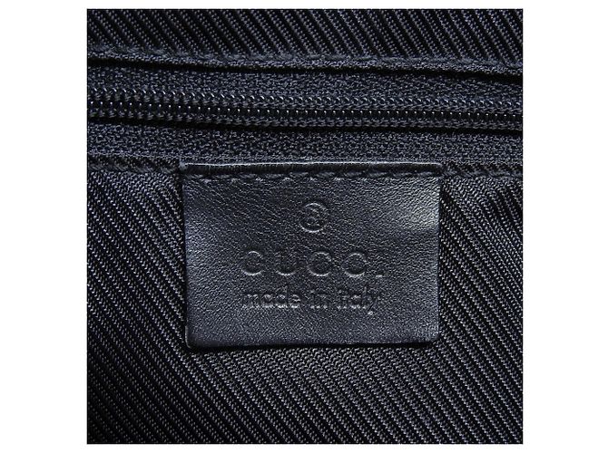 Bolsa de mão em canvas GG Gucci Marrom Azul marinho - vista 10