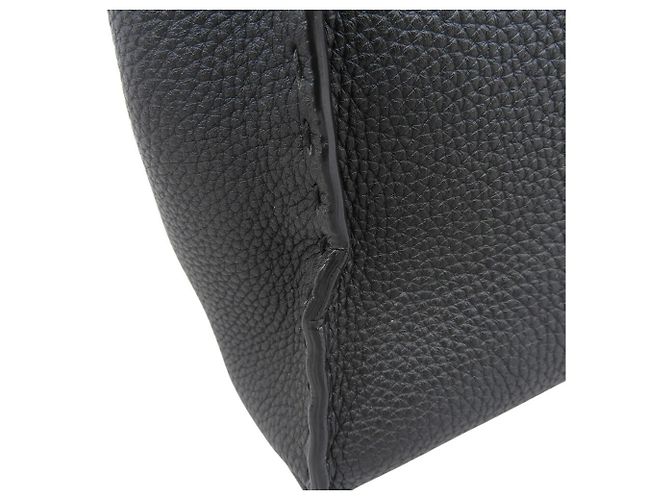 Borsa Fendi Peekaboo Medium Selleria Nero - vista 8