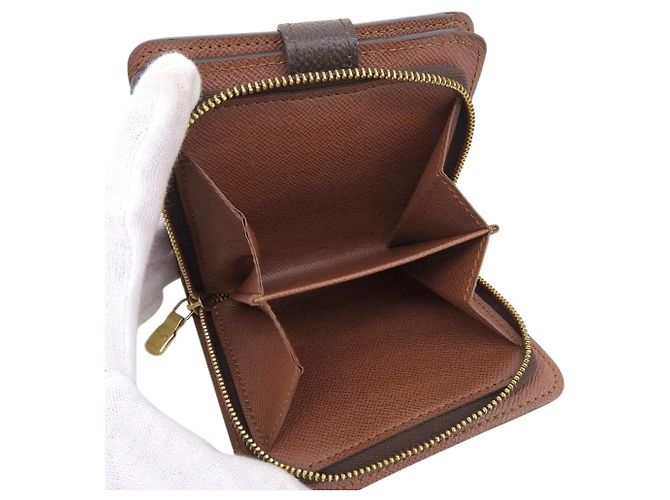 Louis Vuitton Monogram Compact Zip Bi-Fold Geldbörse Monogramm - Ansicht 3