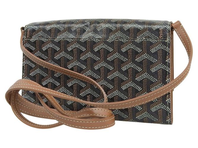 Borsa a Spalla Varenne di Goyard Marrone Nero - vista 2