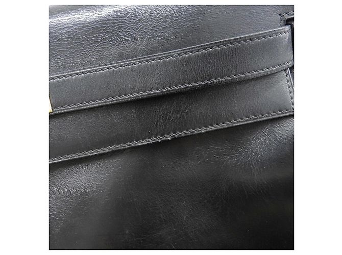 Borsa Hermès Kelly 35 in pelle box nera Nero - vista 6