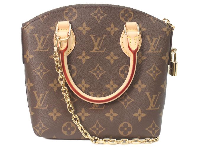Louis Vuitton Monogram Lockit BB Handtasche Braun - Ansicht 3