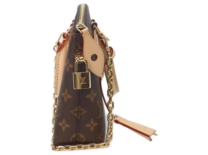 Louis Vuitton Monogram Lockit BB Handtasche Braun - Ansicht 4
