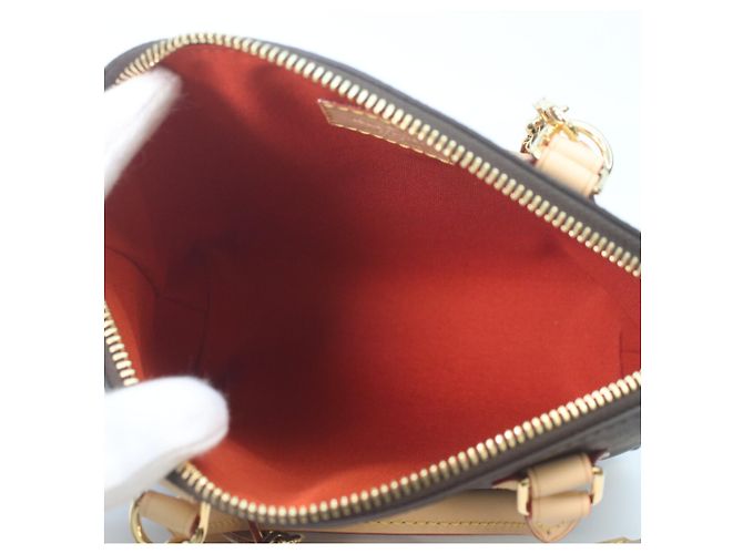Louis Vuitton Monogram Lockit BB Handtasche Braun - Ansicht 7