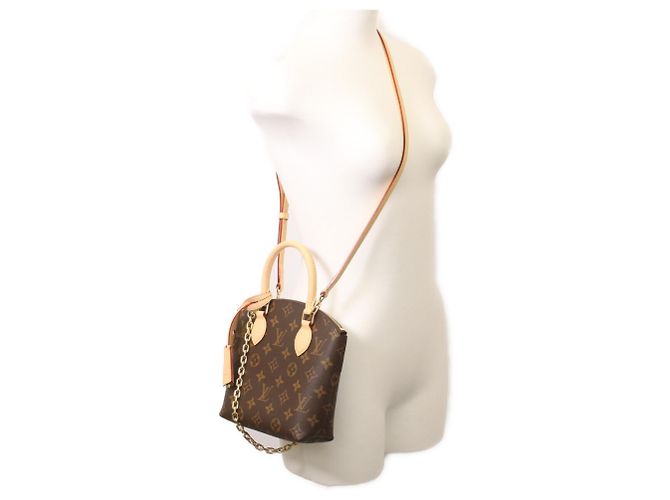 Louis Vuitton Monogram Lockit BB Handtasche Braun - Ansicht 9