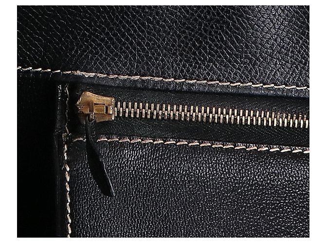 Borsa tote in pelle Courchevel Hermès Bianco - vista 8