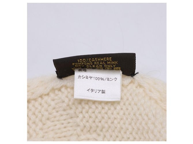 Monogram Cashmere Strickmütze von Louis Vuitton Roh - Ansicht 10