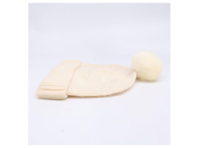 Monogram Cashmere Strickmütze von Louis Vuitton Roh - Ansicht 3