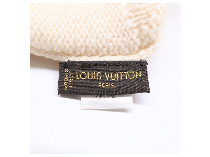 Monogram Cashmere Strickmütze von Louis Vuitton Roh - Ansicht 5