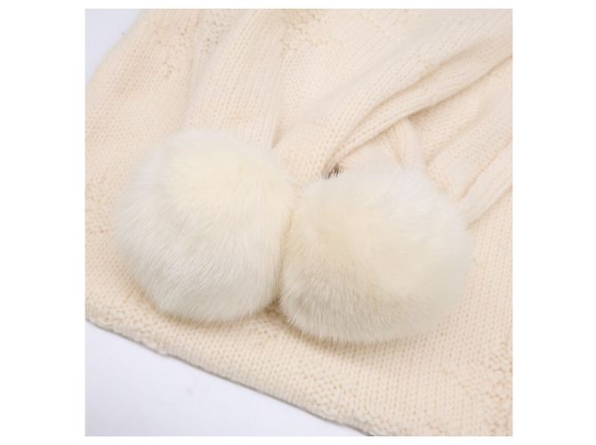 Monogram Cashmere Strickmütze von Louis Vuitton Roh - Ansicht 8