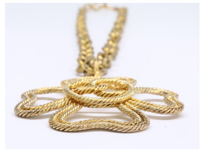 Timeless Collana Vintage Coco Mark Quadrifoglio CHANEL D'oro - vista 4