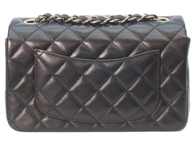 Timeless Borsa a Spalla Mini Matelassé in Pelle di Agnello Chanel Nero - vista 3