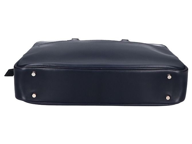 Borsa Hermès Plume Dog 38 Blu - vista 5