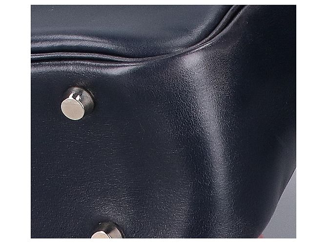 Borsa Hermès Plume Dog 38 Blu - vista 7