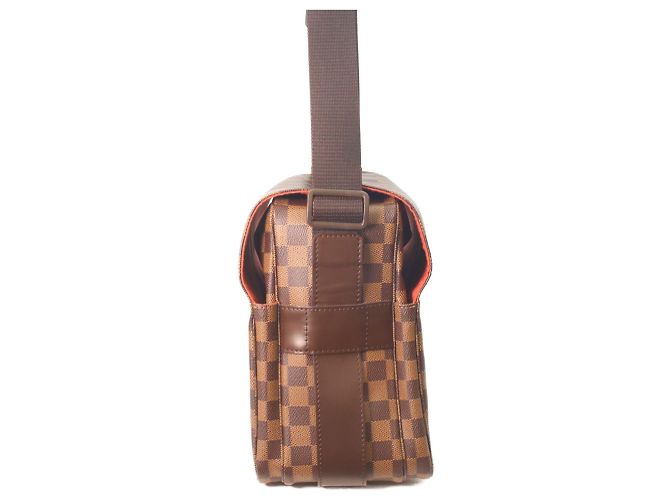 Borsa a Spalla Damier Naviglio Louis Vuitton Marrone - vista 2