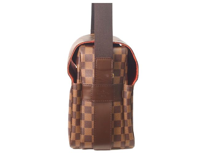 Borsa a Spalla Damier Naviglio Louis Vuitton Marrone - vista 4