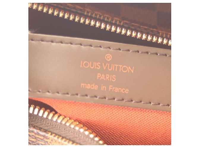 Borsa a Spalla Damier Naviglio Louis Vuitton Marrone - vista 7