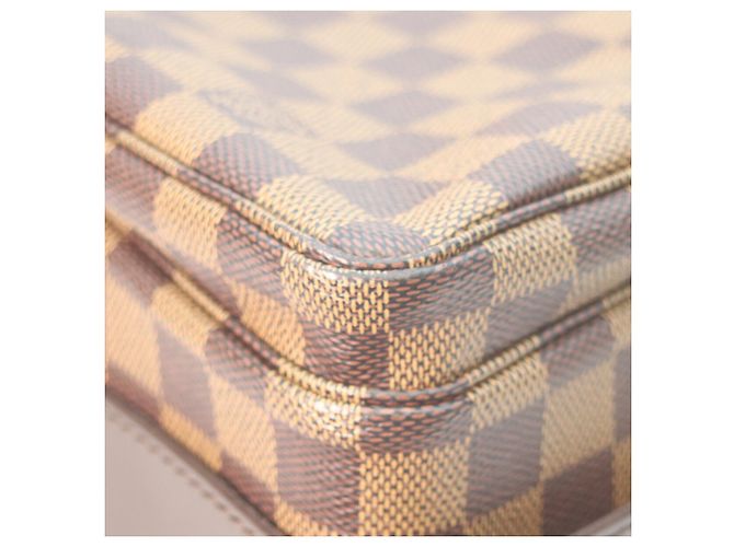Borsa a Spalla Damier Naviglio Louis Vuitton Marrone - vista 8
