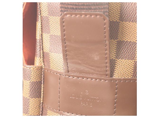 Borsa a Spalla Damier Naviglio Louis Vuitton Marrone - vista 9