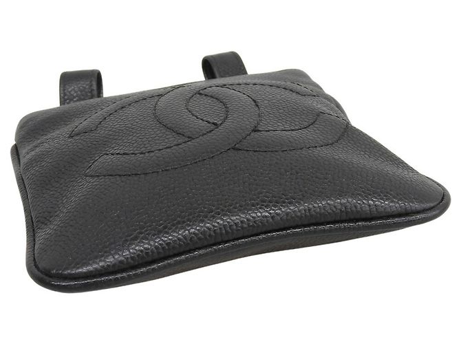 Borsa a vita Chanel Coco Mark Nero - vista 4
