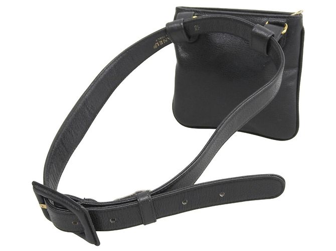 Borsa a vita Chanel Coco Mark Nero - vista 5