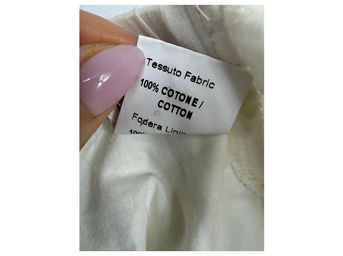 Autre Marque Pantalones de algodón blanco Ria Dunn Lost & Found - vista 5