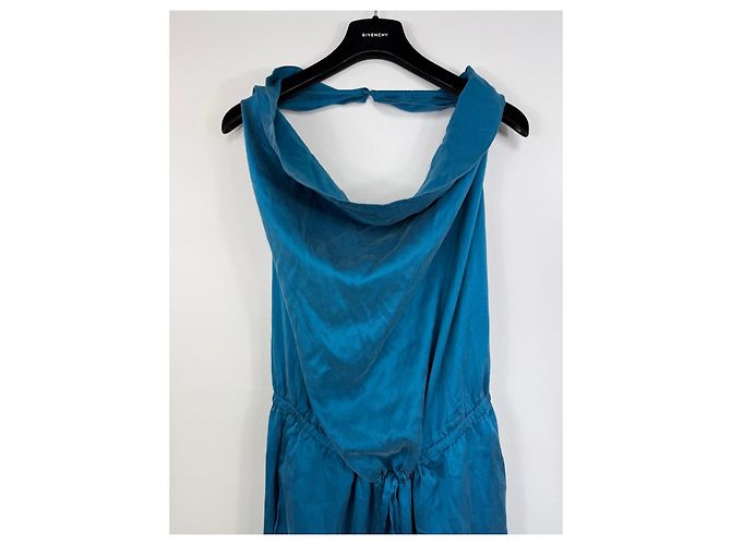 Mono de seda azul teal Guy Laroche Studio Azul oscuro - vista 2