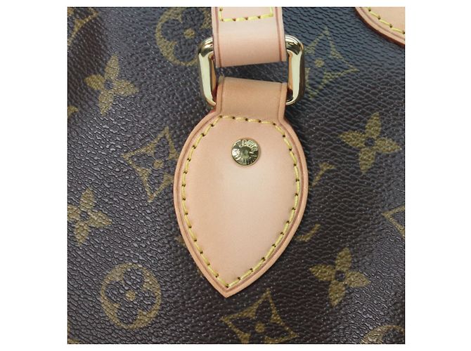 Borsa Tote Palermo PM Monogram Louis Vuitton Marrone - vista 6