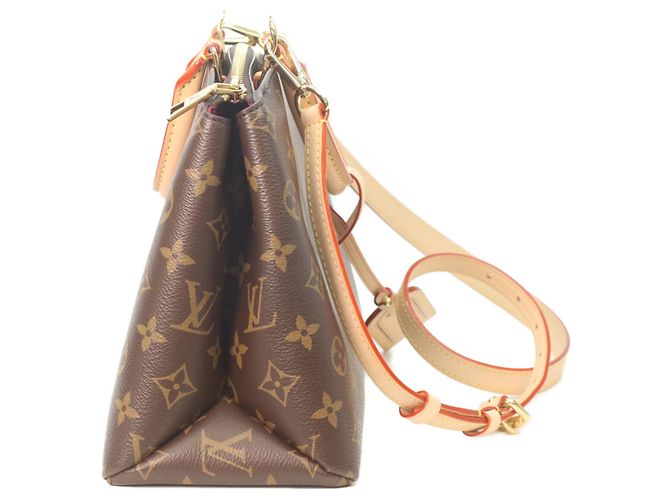 Borsa a mano Petit Palais PM Monogram Louis Vuitton Marrone - vista 4