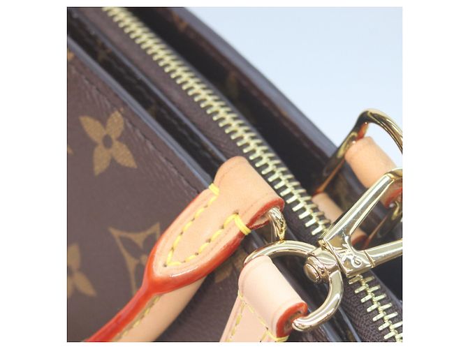 Borsa a mano Petit Palais PM Monogram Louis Vuitton Marrone - vista 7