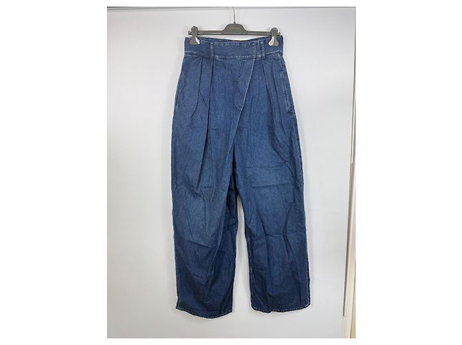 Loewe Jeans mit weitem Bein Blau - Ansicht 2