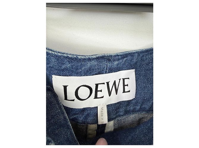 Loewe Jeans mit weitem Bein Blau - Ansicht 4