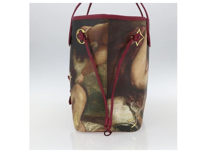 Louis Vuitton Neverfull NM Tote Limited Edition Jeff Koons Titian Print Canvas MM Mehrfarben - Ansicht 4