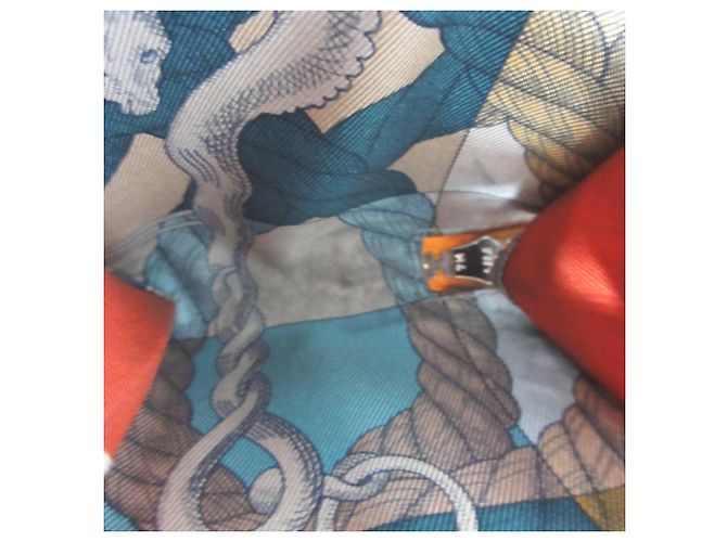 Hermès Monedero de seda Azap Mini HERMES Amarillo - view 6