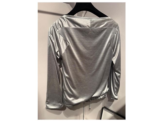 Sweat Chanel Argenté Taille 34 - vue 5
