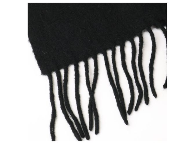 Xale de cashmere preto Hermès - vista 6