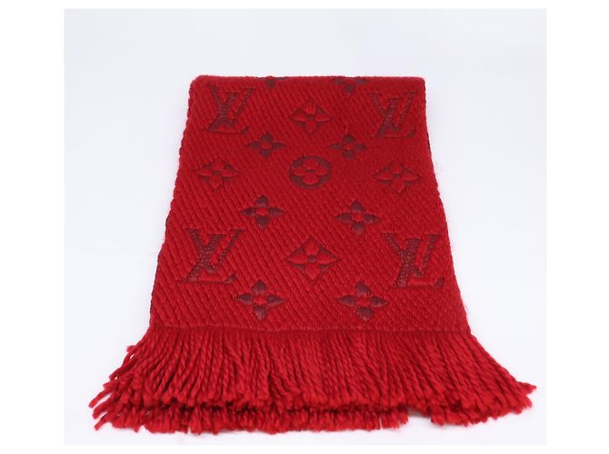 Stola in lana rossa Louis Vuitton Rosso - vista 2