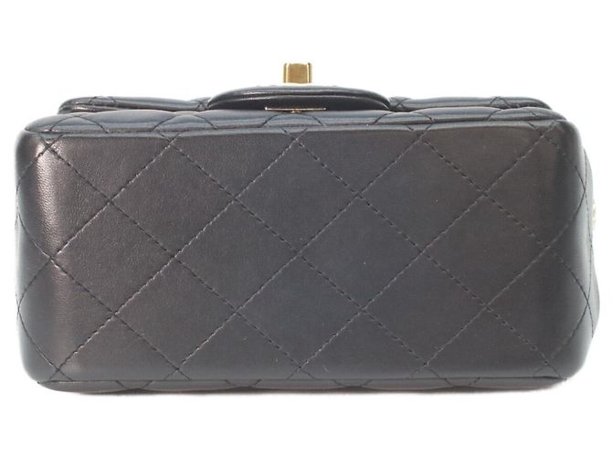 Chanel Black Lambskin Mini Matelassé Shoulder Bag - view 5