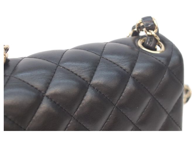 Chanel Black Lambskin Mini Matelassé Shoulder Bag - view 7