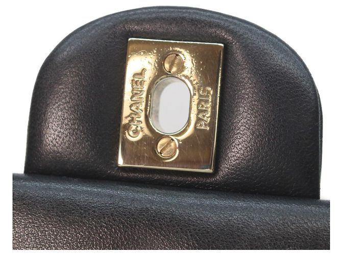 Chanel Black Lambskin Mini Matelassé Shoulder Bag - view 9