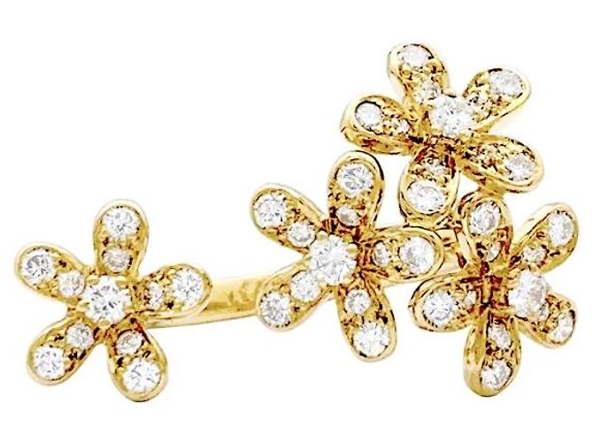 Anello Van Cleef & Arpels, 'Socrate', oro giallo e diamanti. - vista 2
