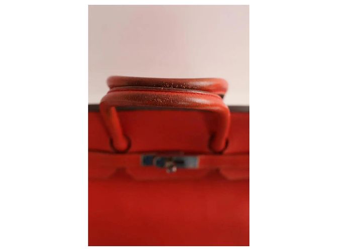 Hermès Rote Birkin Handtasche - Ansicht 8