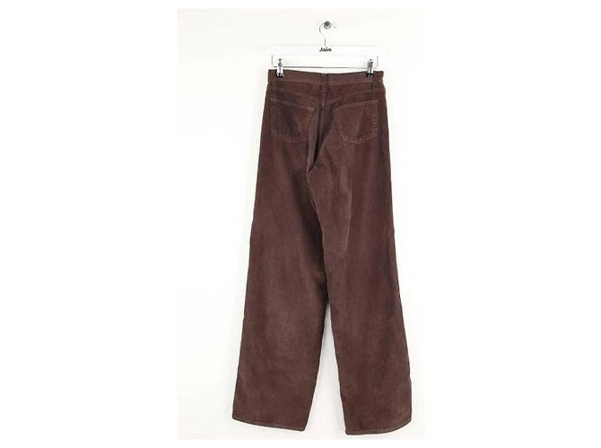 Alexandra Golovanoff Pantalones marrones Castaño - vista 3
