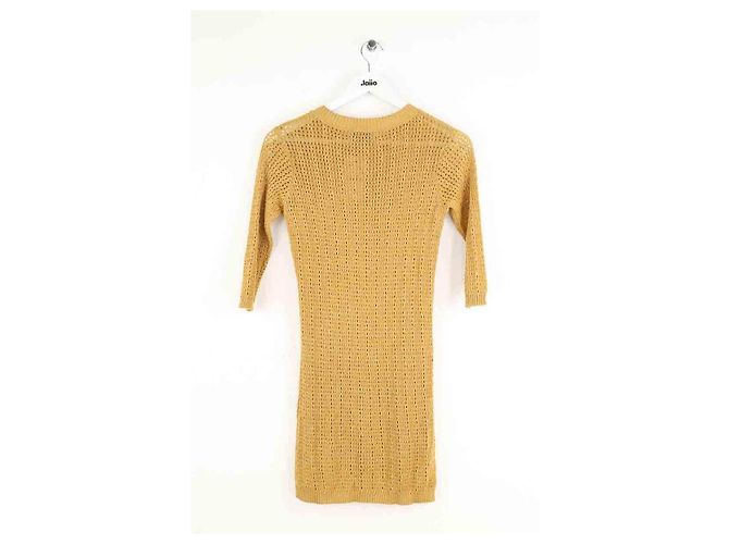 Alexandra Golovanoff Goldenes Kleid - Ansicht 3